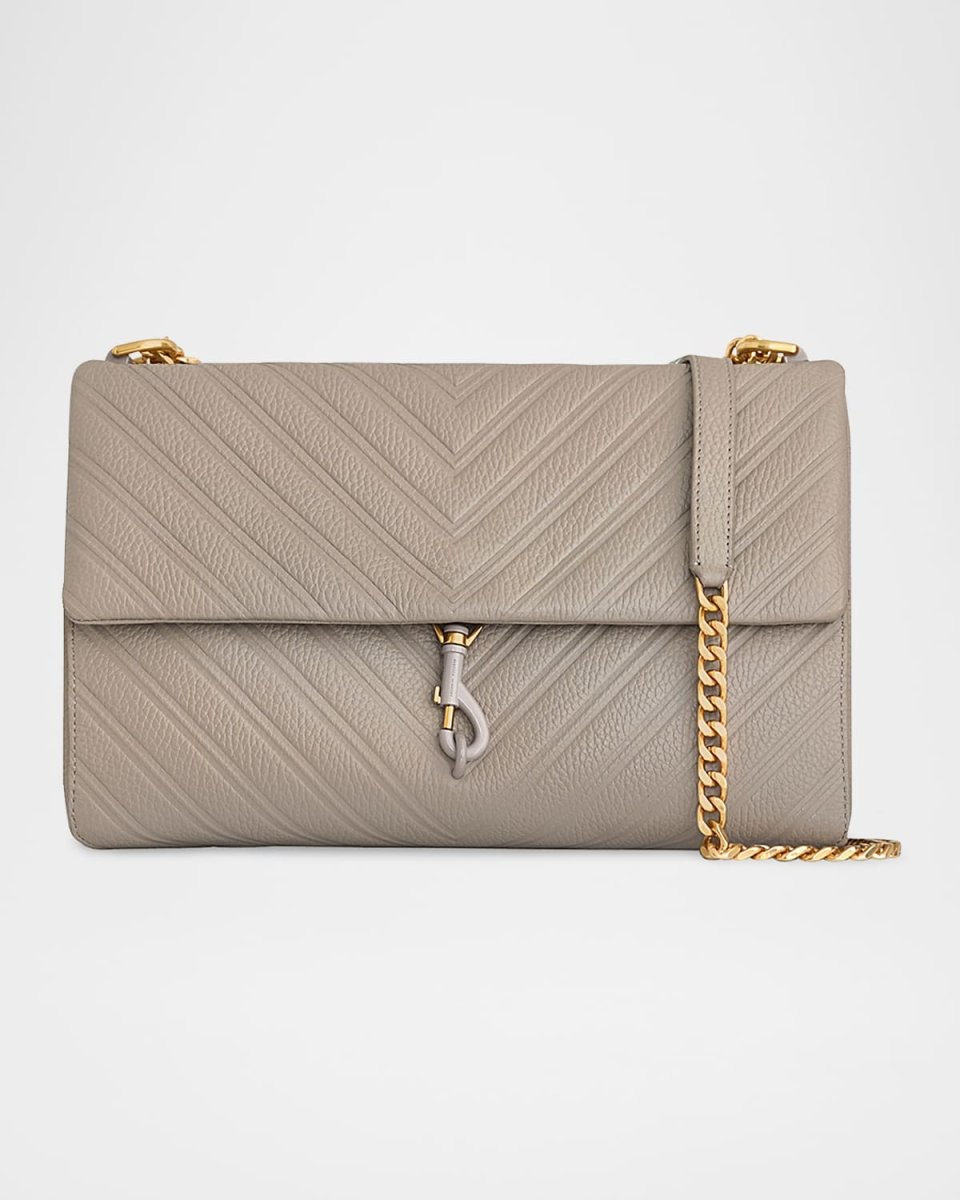 Edie Large Quilted Leather Shoulder Bag